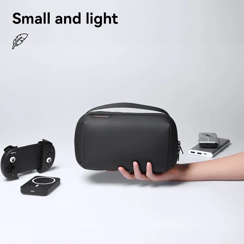 sac organisateur électronique mark ryden en oxford, pochette de rangement numérique 3c, étui portable pour câbles et chargeurs de voyage