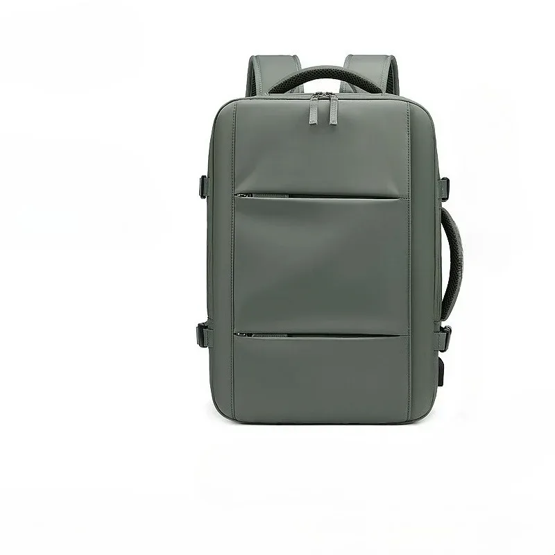 sac à dos de voyage décontracté pour femme, avec compartiment humide/sec, grande capacité, extensible, pour ordinateur portable, avec port usb
