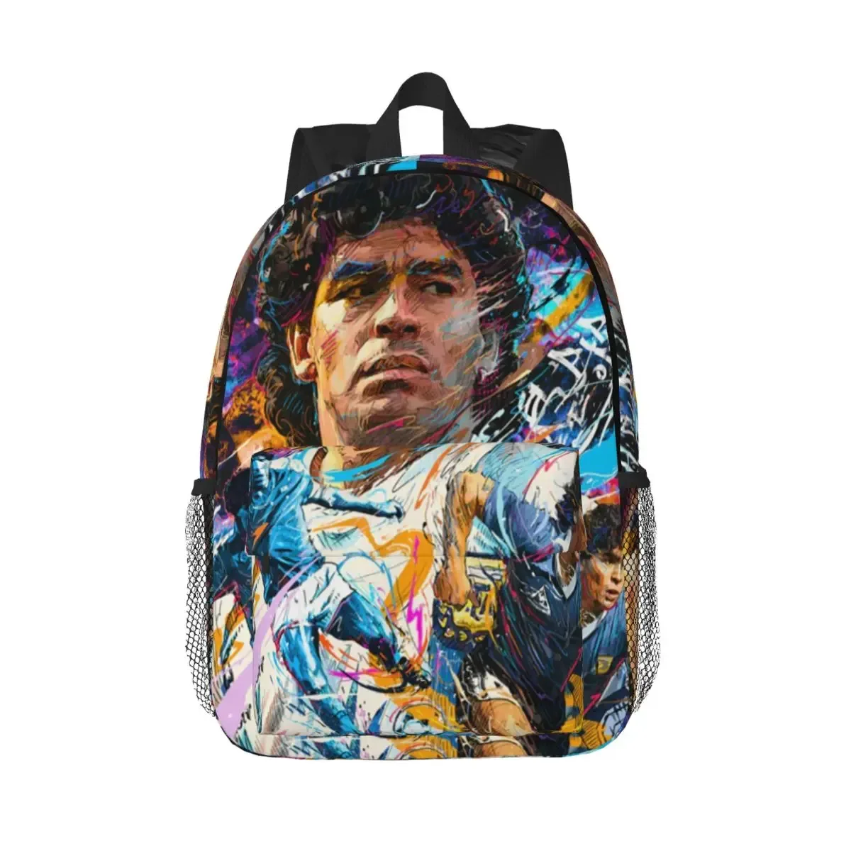 diego maradona d10 sac à dos étudiant garçons filles bookbag enfants sac d'école ordinateur sacs à bandoulière pour hommes femmes
