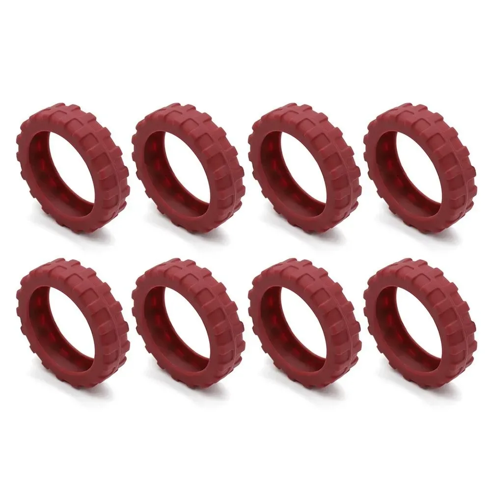 lot de 8 protections en silicone pour roulettes de valise, silencieuses et anti-bruit, pour bagages et chariots