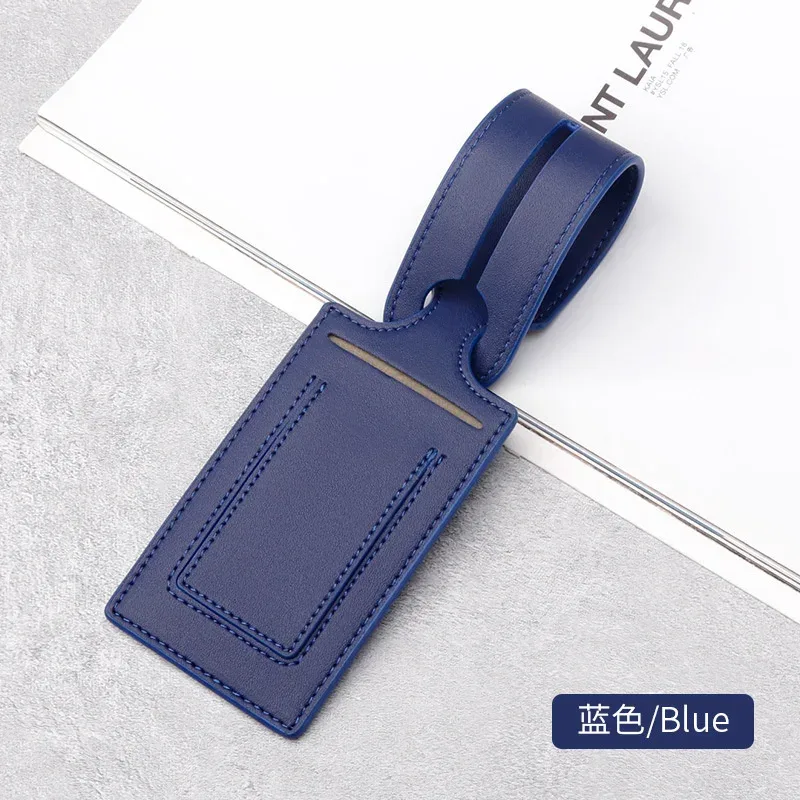 étiquette de bagage en cuir pu avec lettres personnalisées, étiquettes de valise pour hommes, étiquette de chambre d'hôtel, voyage, livraison directe