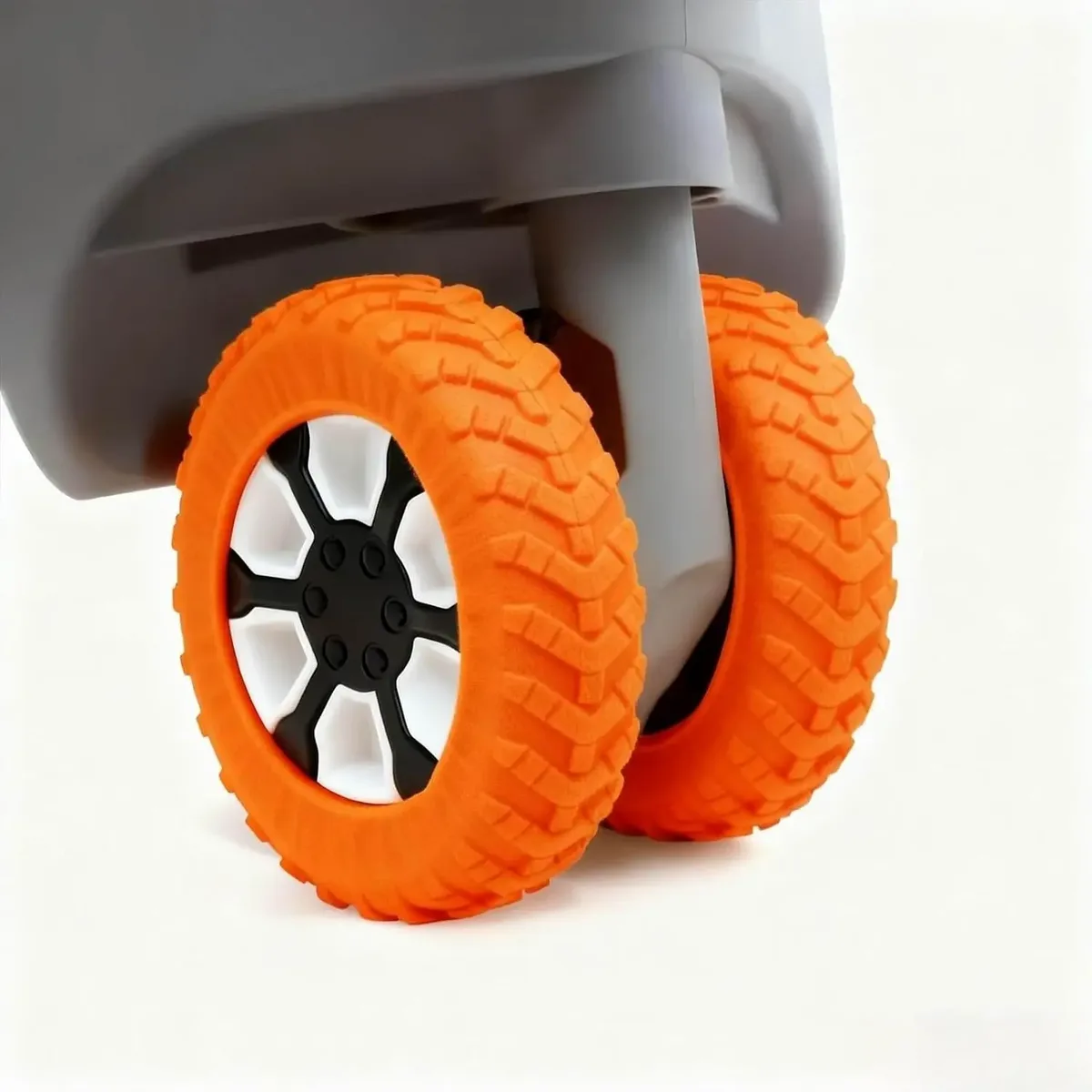 protector wheel set silica gel soundproof shock absorber voyage accessory grey black blue orange violet