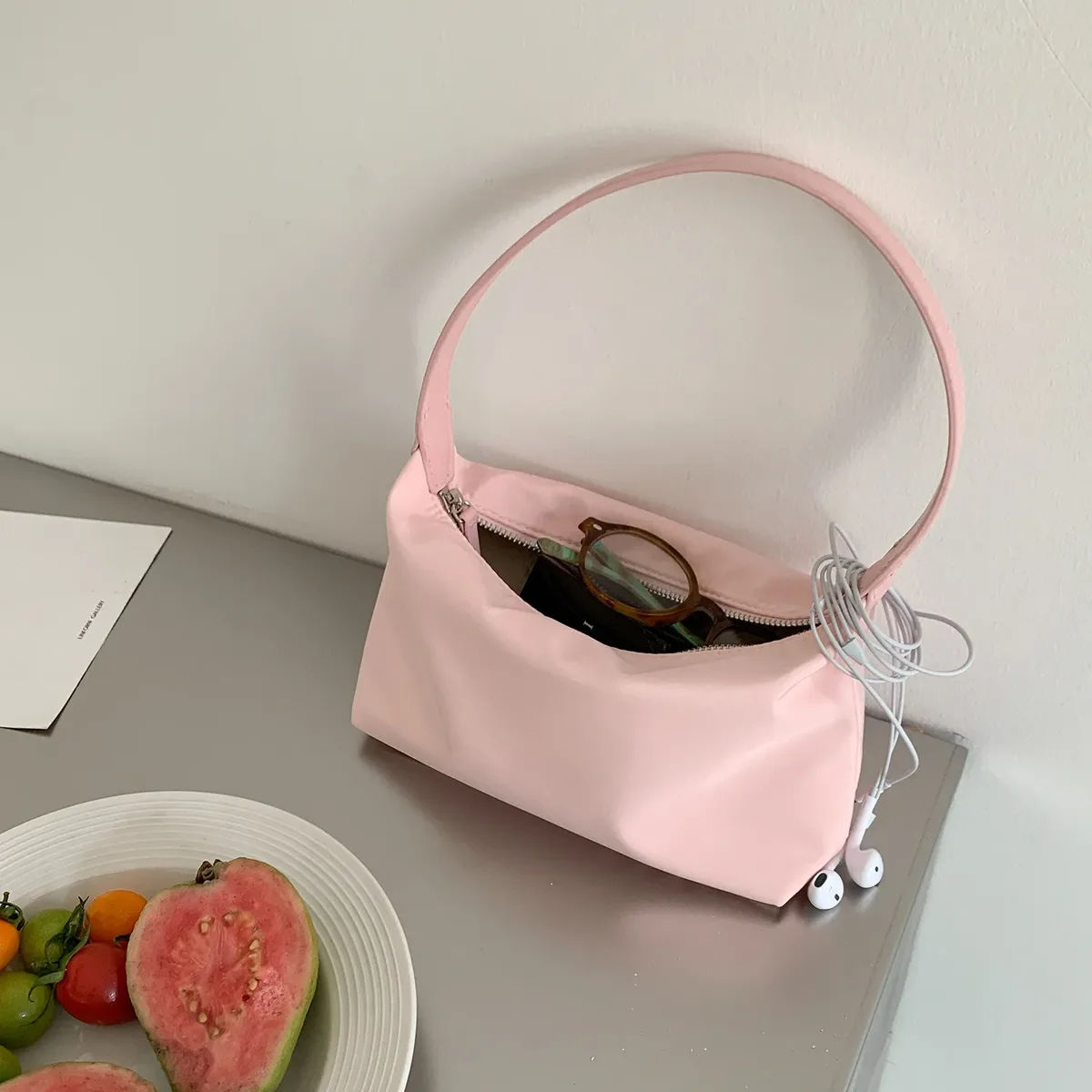 sacs à main d'été en nylon avec poignée supérieure, style ins, petits sacs bandoulière décontractés, nouvelle mode et polyvalence