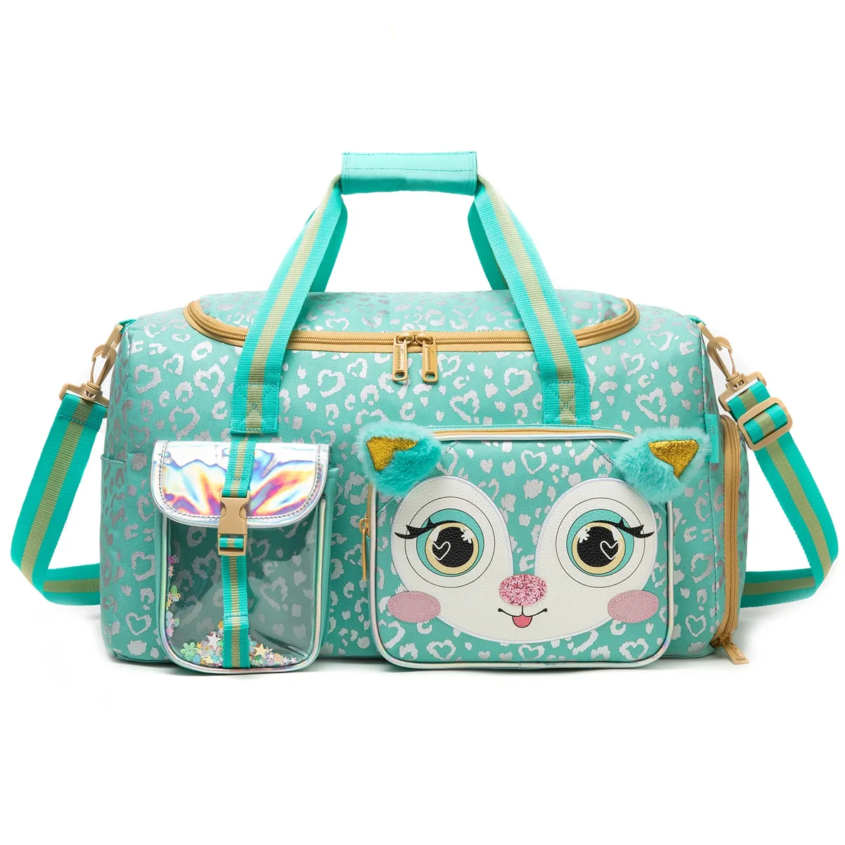 sac de voyage pour enfants, sac de sport pour filles, sac de nuit pour filles, sac de gym, sac de danse pour filles avec compartiment à chaussures