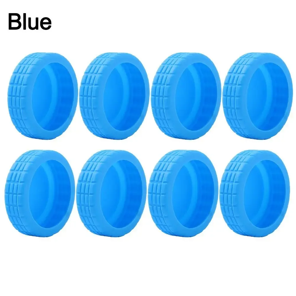 protège-roues de valise en silicone, réduit l'usure des roues, protections silencieuses pour roulettes de bagages de voyage, couvre-roulettes de valise à roulettes