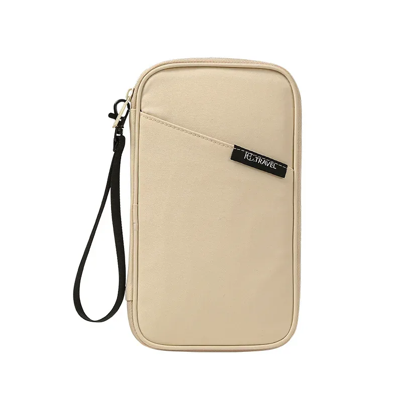 sac de rangement pour passeport et carte d'identité, pratique et multifonctionnel, grand sac de rangement anti-éclaboussures d'eau