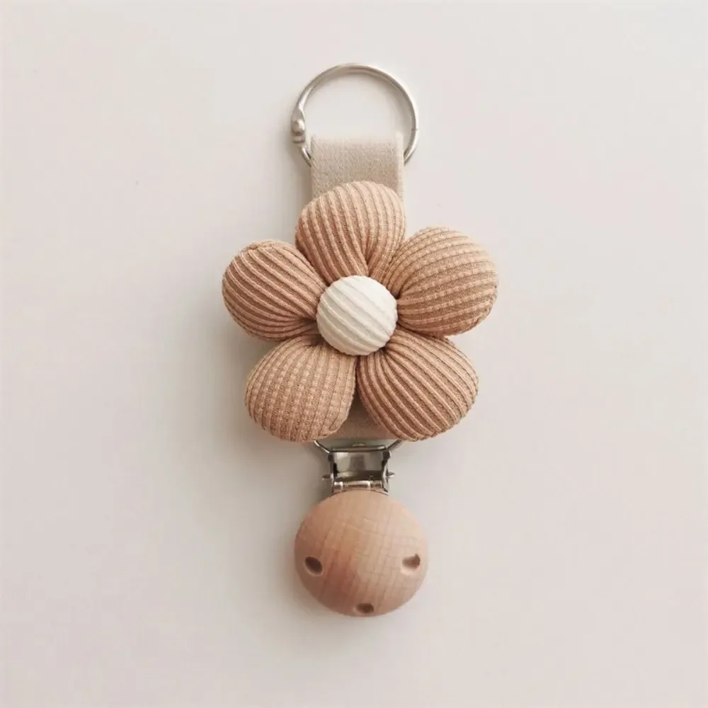 clip de chapeau à fleurs en coton anti-perte, clip en bois suspendu sur le sac, porte-chapeau de voyage, organisateur gadget por