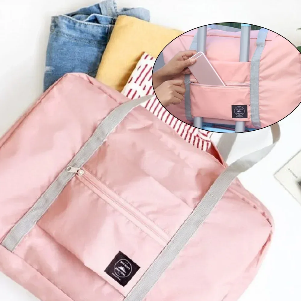 sac de voyage pliable réutilisable grande taille à motif papillon imprimé, sac de rangement écologique pour vêtements, sac de rangement pour articles ménagers et courses