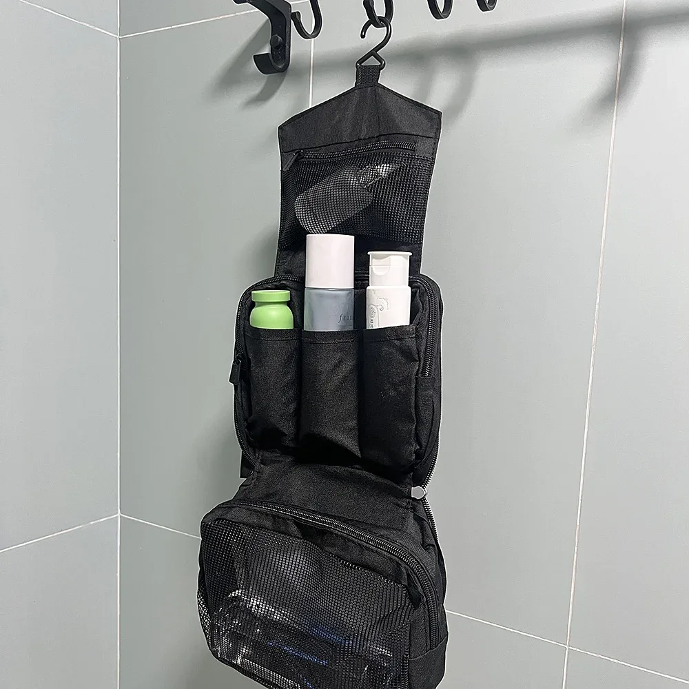 trousse de toilette de voyage suspendue pour homme, pour articles de toilette et de rasage, trousse de maquillage étanche pour femme, trousse de beauté