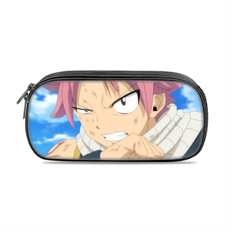 fairy tail – trousse à stylos imprimée de dessins animés, pour étudiants, garçons et filles, nouvelle collection légère, petite, grande capacité, polyvalente