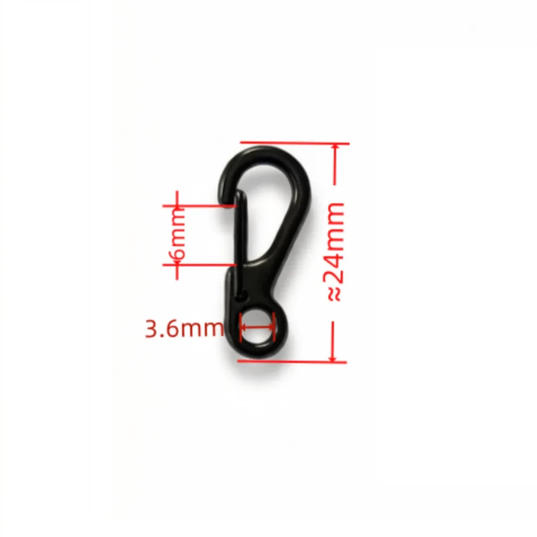 carabiner métal noir clip ressort sangles voyage camping escalade survie activités plein air randonnée utilisation rapide sécurisée conception robuste