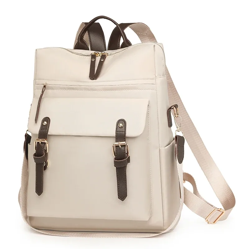sac à dos de mode pour femmes, sac à bandoulière de haute qualité, sac à dos en nylon imperméable, sac à dos de grande capacité pour étudiants