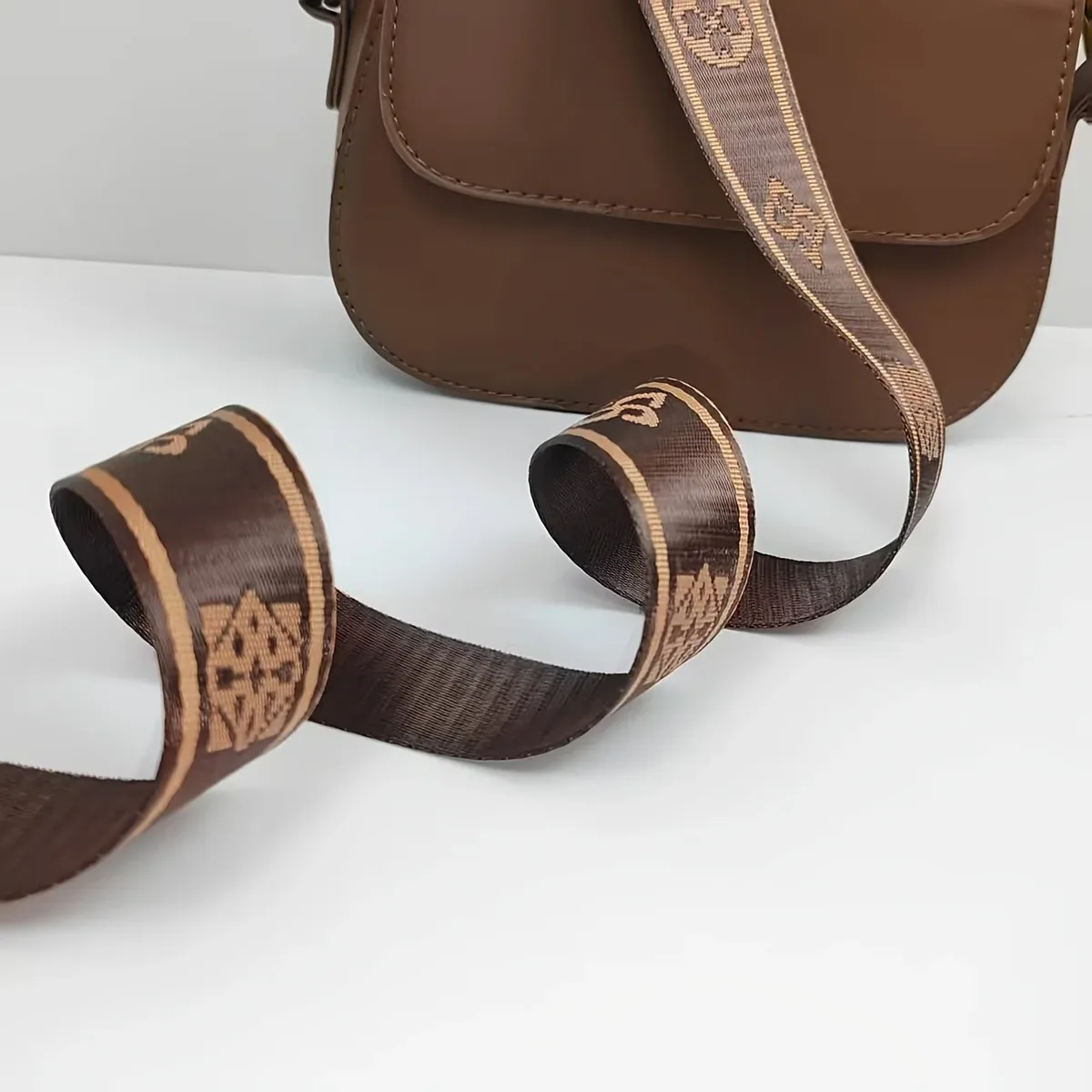 bandoulière de style floral rétro, adaptée aux sacs bandoulière et sacs à main pour hommes et femmes
