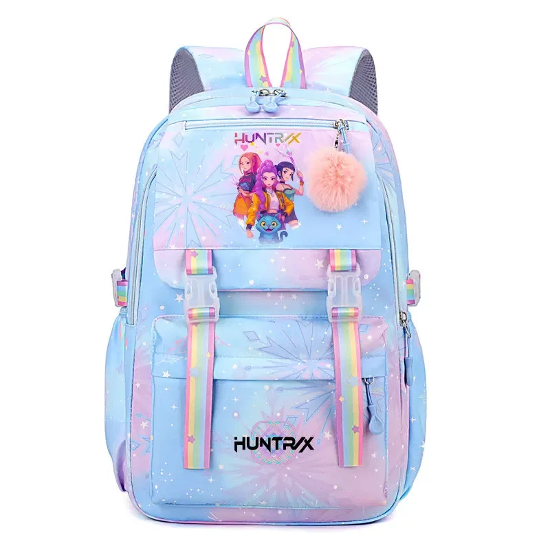 sac à dos kpop demon hunters pour étudiantes, lycéennes, collégiennes, polyvalent, adapté au quotidien et aux activités de plein air