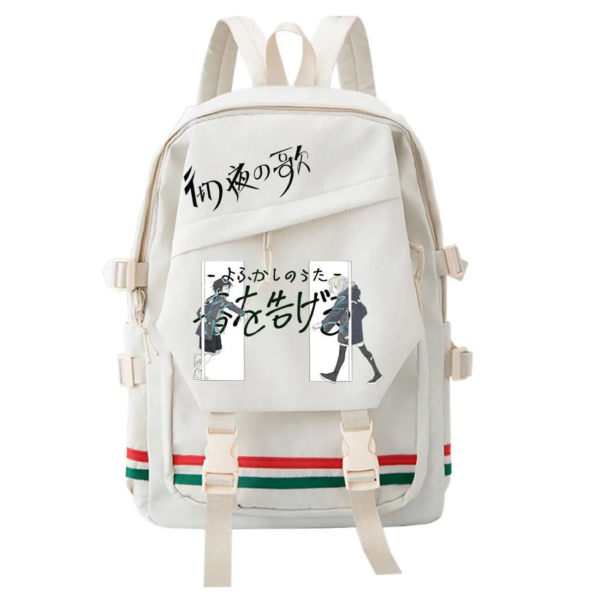 sac à dos call of the night nazuna nanakusa yamori kō cartable d'étudiant de dessin animé, sac à dos de voyage de grande capacité pour adolescents