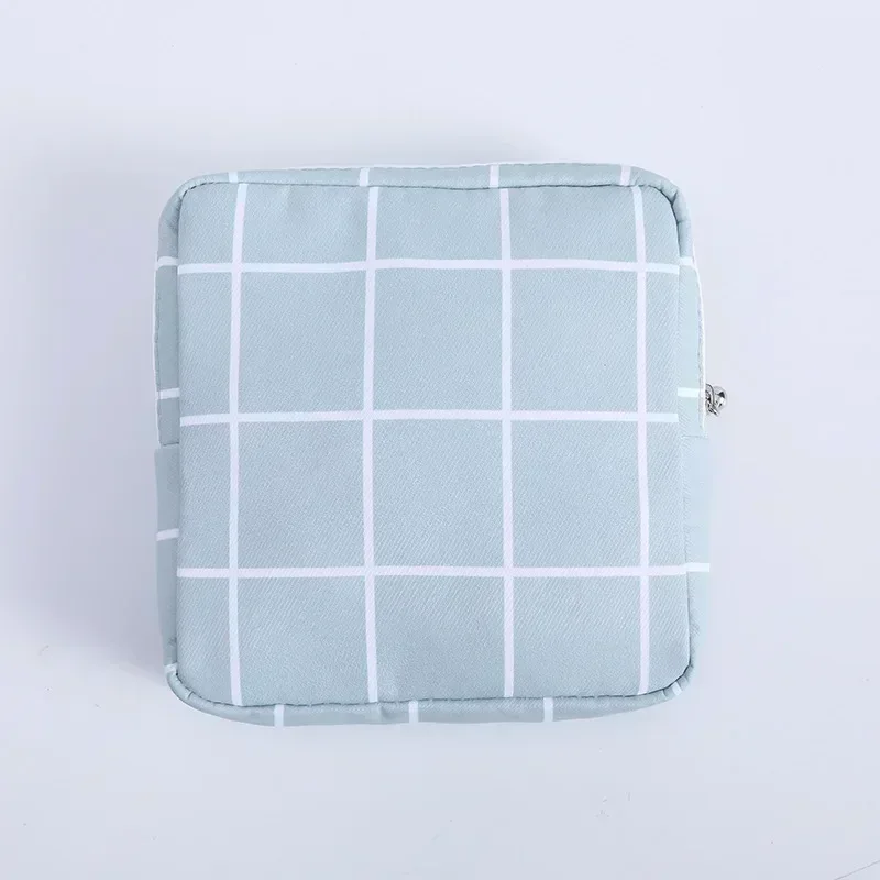 trousse toilette cosmétique coton point vert jaune rouge marron violet noir bleu kaki beige gris voyage maquillage