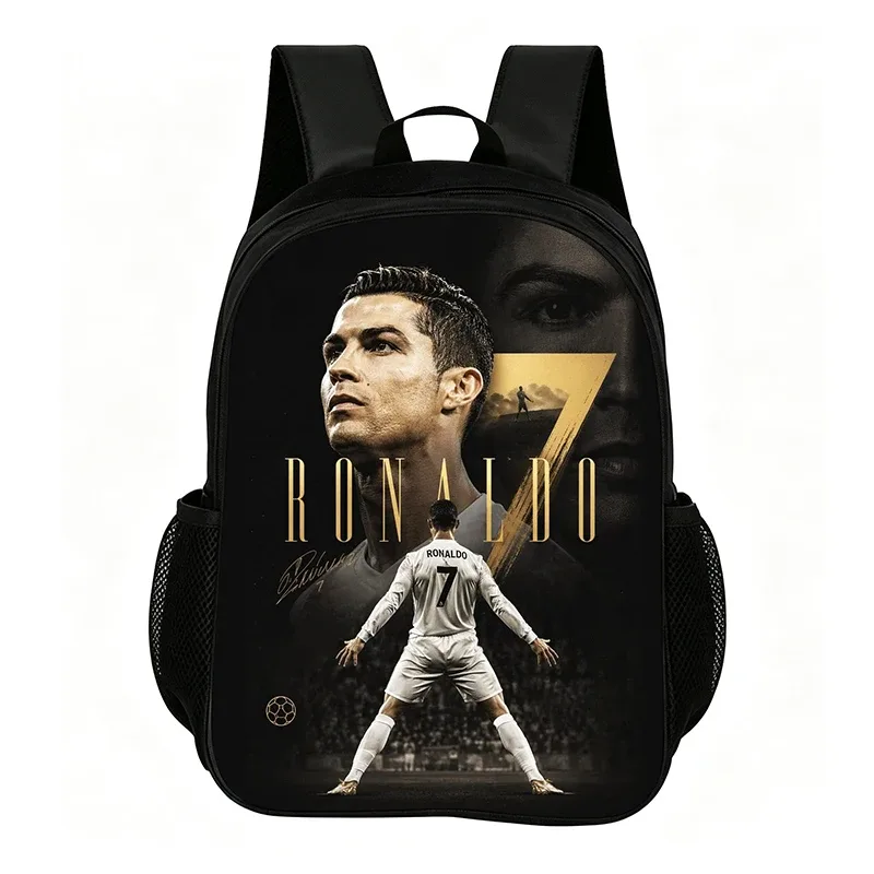 sac à dos de football pour enfants, fournitures scolaires, sac à dos ronaldo, sac de voyage, sac à dos de star du football pour enfant, meilleur cadeau