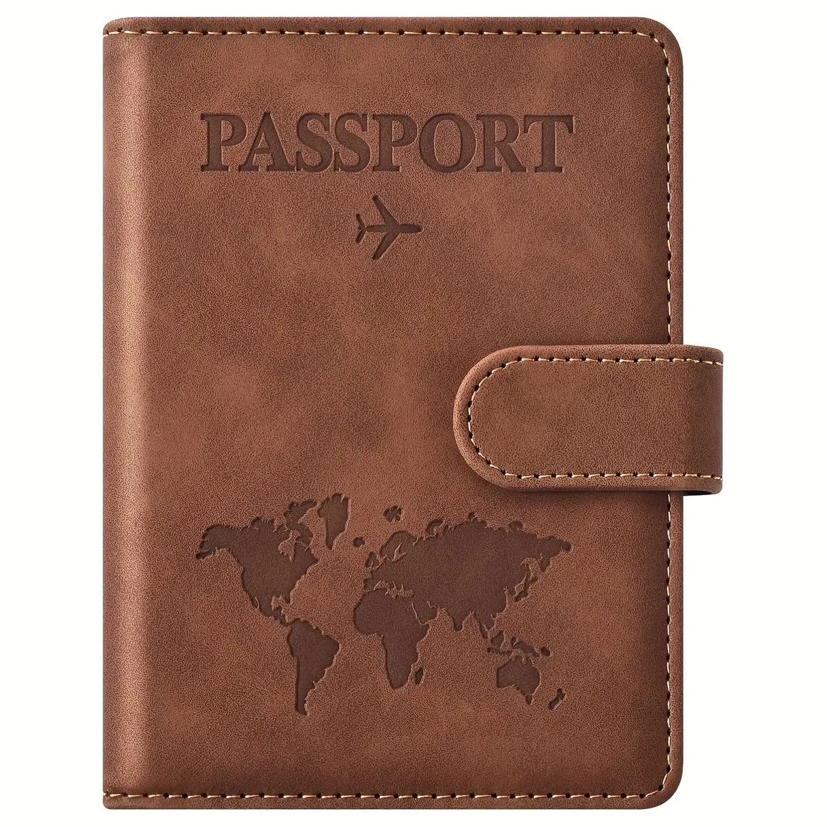 porte-passeport, couverture de passeport avec emplacement pour cartes de crédit et emplacement pour carte d'embarquement, étui portefeuille pour passeport, indispensable pour les voyages