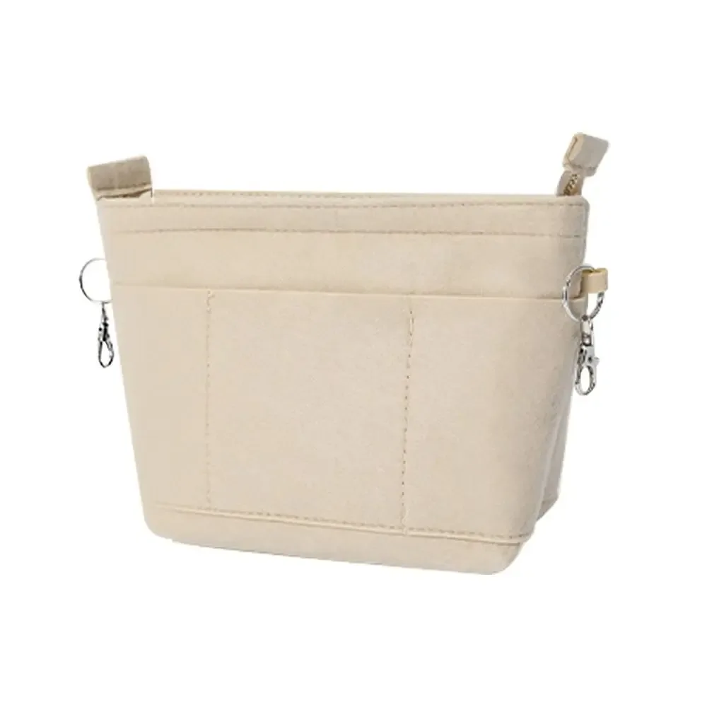 organisateur de sac à main en feutre multi-poches, grande capacité, portable, pour rangement et organisation
