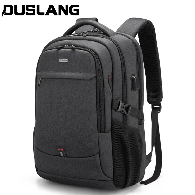 sac à dos pour ordinateur portable 17,3 pouces pour homme, sac à dos de voyage, d'université, sac à bandoulière étanche pour ordinateur portable avec port de chargement usb