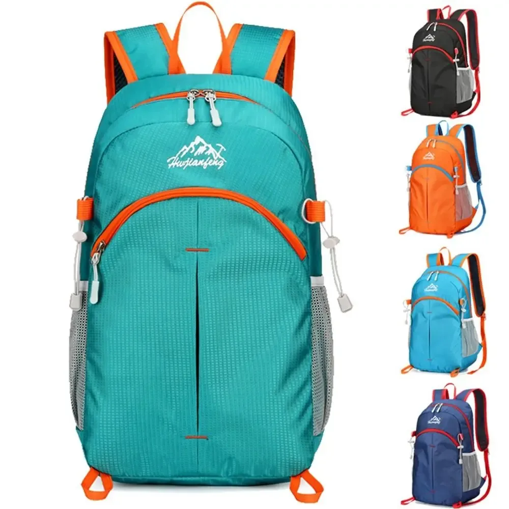 sac à dos pliable décontracté de grande capacité, sac à fermeture éclair pliable, sac à bandoulière, sac de voyage léger en nylon pour hommes