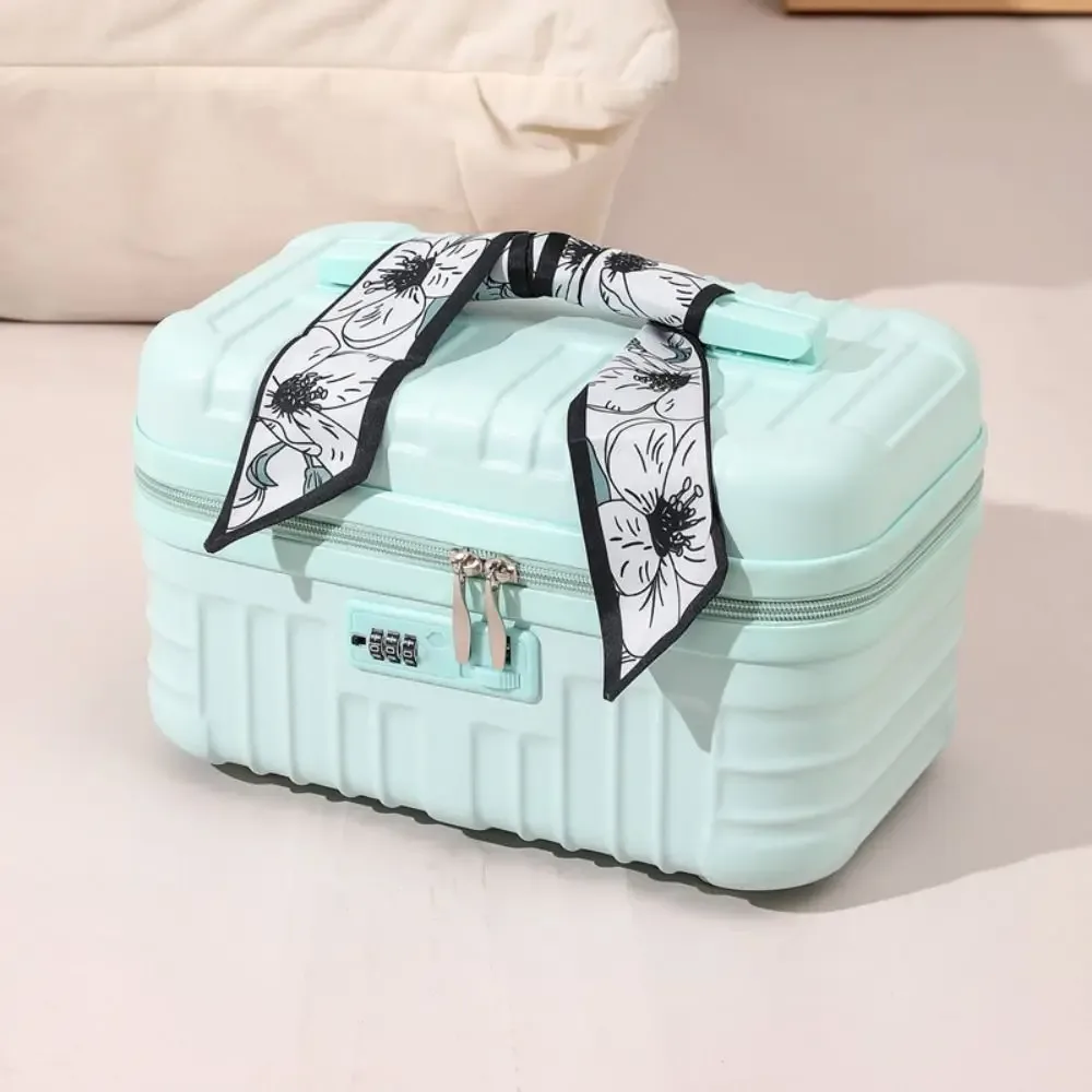 trend - trousse de toilette 17 pouces grande capacité, sac de rangement pour cosmétiques, étanche, portable, mini sac de voyage, pochette de rangement