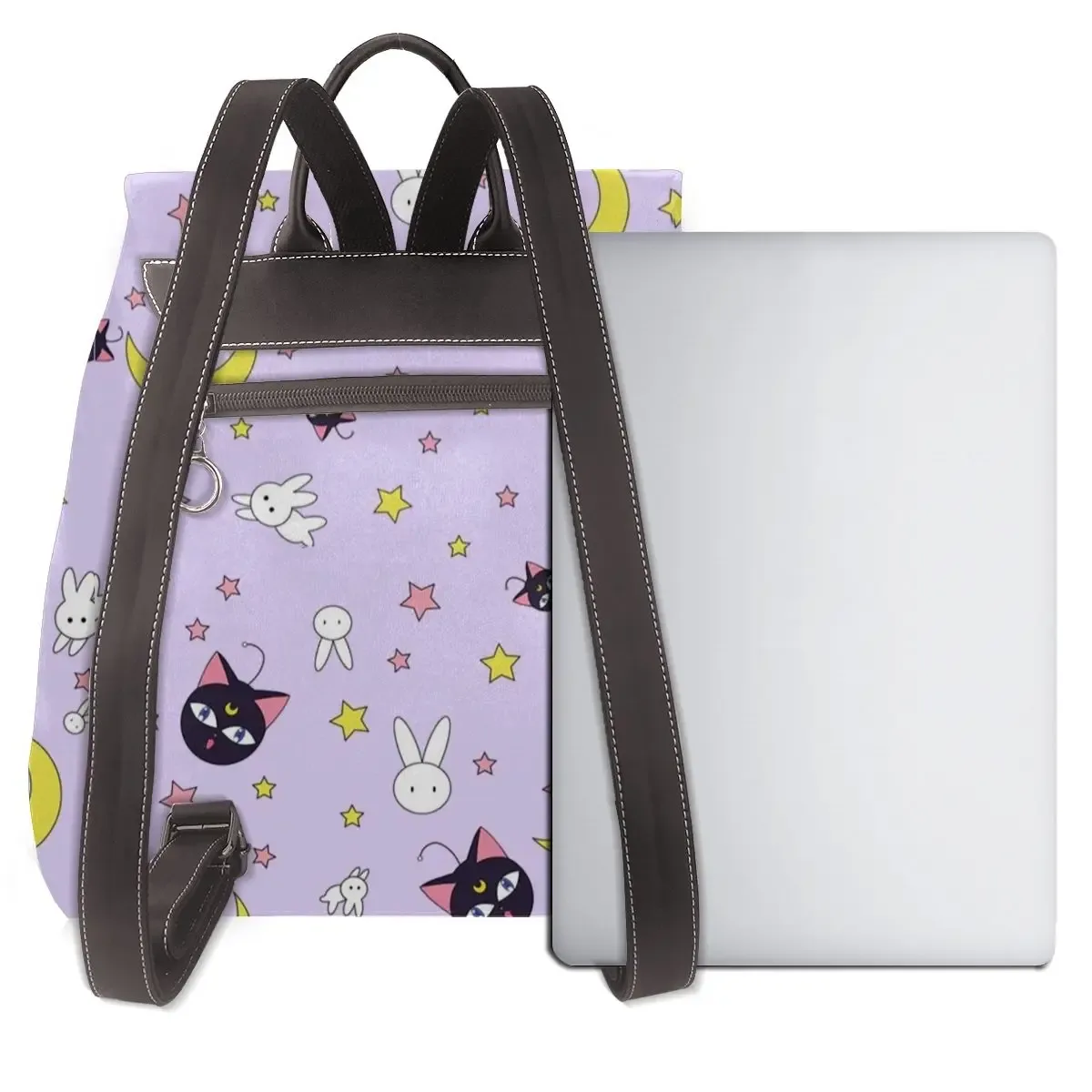 s-sailor-m-moon nouveau sac à dos pour femme tendance, sac à dos en cuir de haute qualité, sac à dos simple et élégant, sac à dos de grande capacité