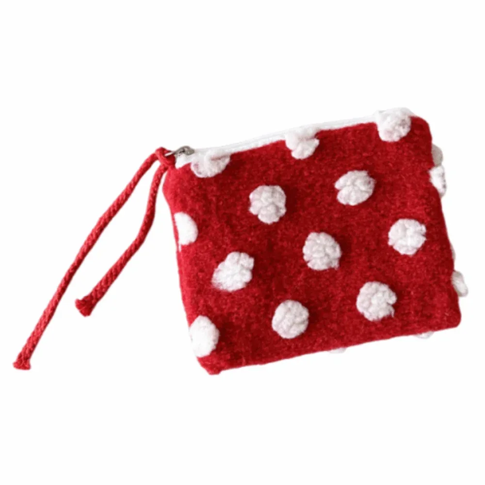 sac de rangement pour cosmétiques en forme de cœur, portable, sac à clés et à rouge à lèvres ins, sac de maquillage pour femmes avec fermeture éclair, cadeau pour la saint-valentin