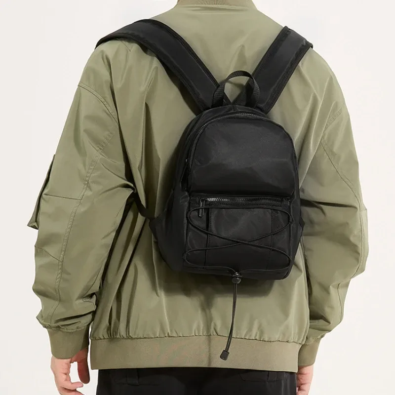 sac à dos pour hommes mode petit homme cartable à bandoulière sacs à dos de voyage mini sac à dos masculin 2026 sport de plein air noir sac à dos