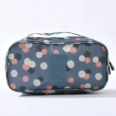 sac de rangement de voyage étanche multi-compartiments pour sous-vêtements, étui portable pour soutien-gorge et chaussettes, pochette de lingerie multi-imprimés pour femmes