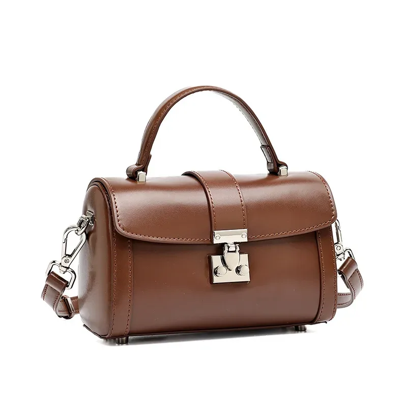 sacs à main de luxe en cuir véritable de vache pour femmes, sacs à bandoulière, sacs à main pour femmes, nouveau sac à la mode, nouveau petit sac de luxe