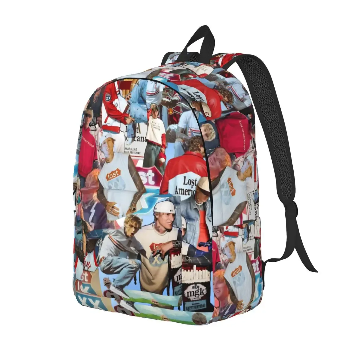 mgk lost americana tour 2025-2026 sac à dos adolescent durable lycée travail sac à dos pour hommes femmes ordinateur portable sacs en toile
