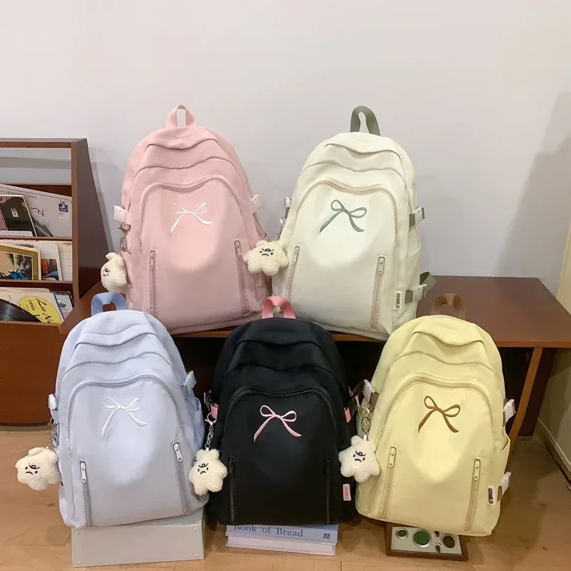 sac à dos harajuku pour femme et homme, idéal pour l'école, les livres, les adolescentes et les adolescents, sac de collège, sac de voyage mignon 2025
