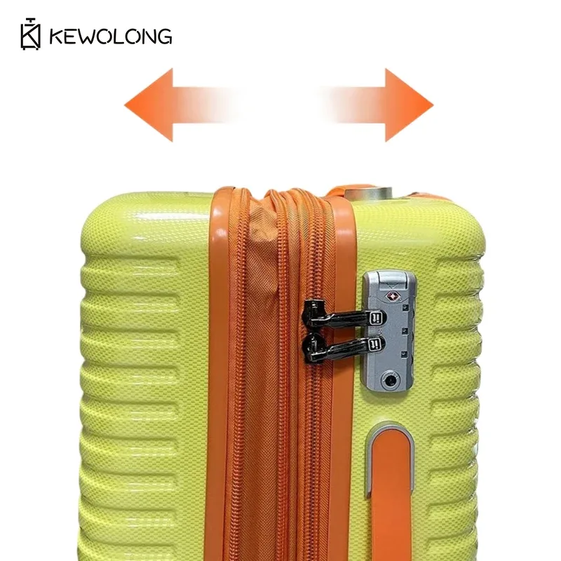 nouvelle valise spinner aux couleurs vives 20/25/29 pouces, bagage rigide grande capacité avec serrure tsa et 4 roues silencieuses