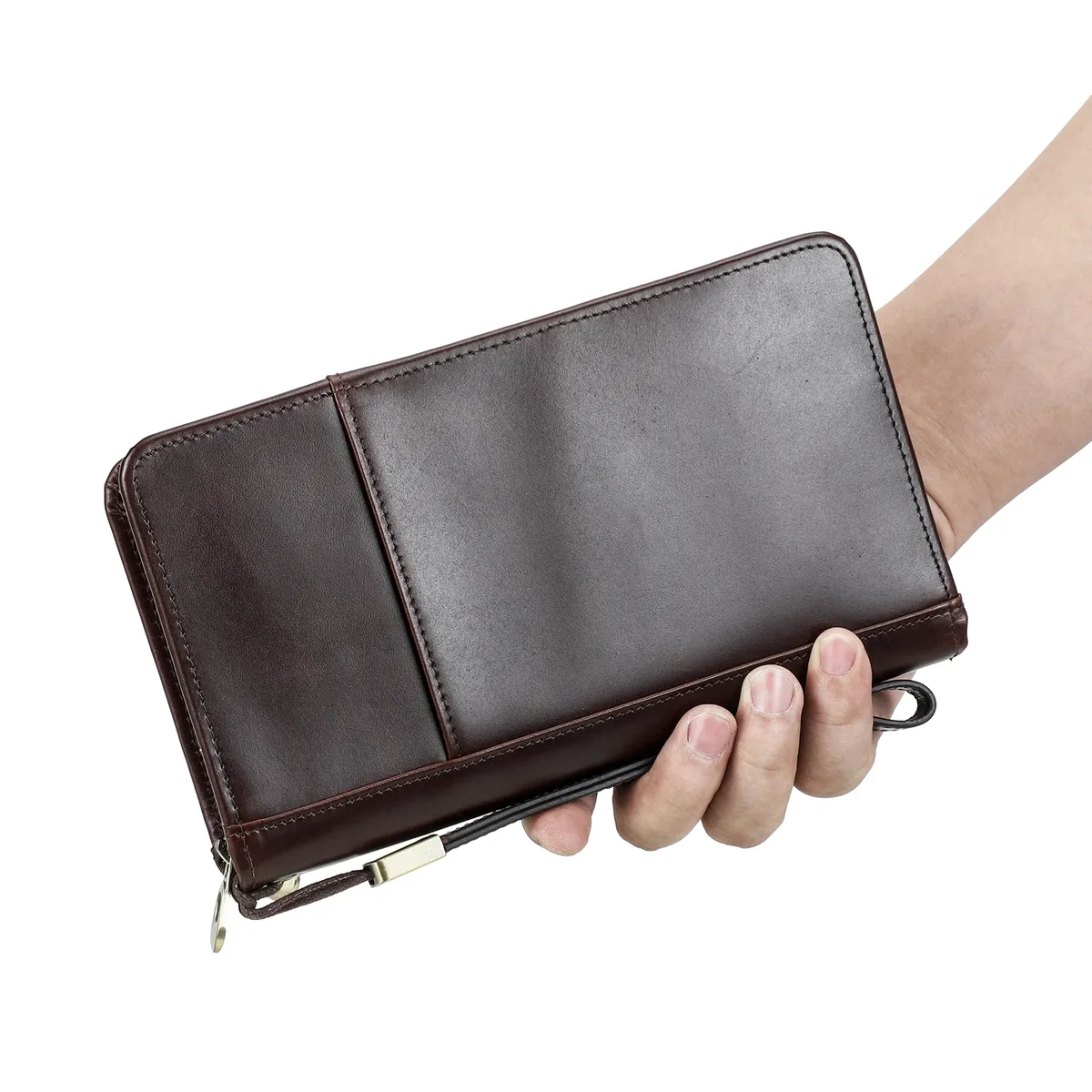 porte-passeport en cuir véritable pour homme de la marque contact avec emplacement pour stylo, portefeuilles de voyage pour passeports familiaux, porte-cartes d'identité, organiseur de documents, pochette pour documents