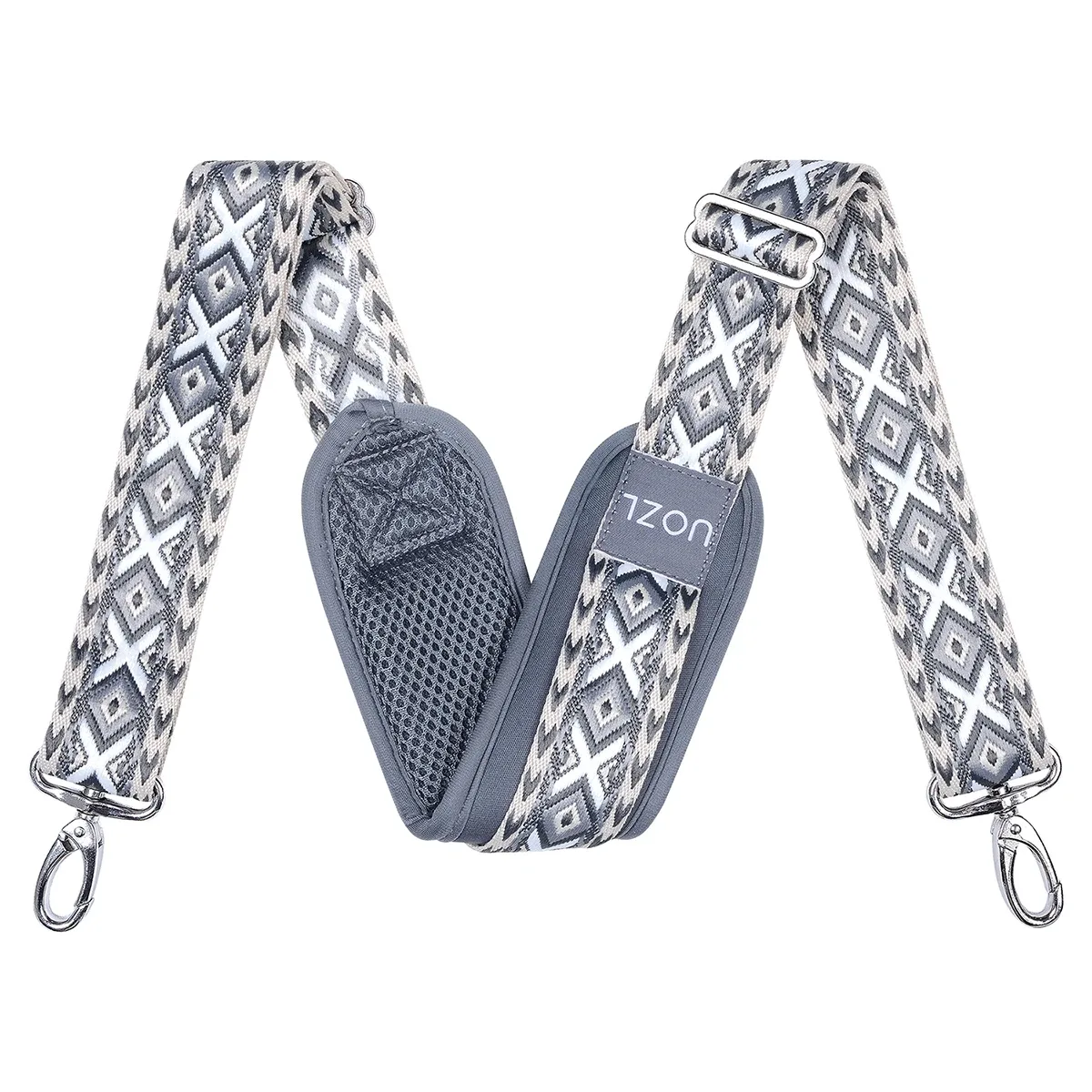 sangle d'épaule de remplacement universelle de 59 pouces, avec rembourrage fixe et boucle réglable pour sac à bandoulière simple