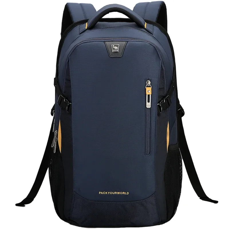 oiwas-sacs d'école en nylon imperméables pour adolescents, sacs à dos pour ordinateur portable de 14 pouces, sac à dos décontracté lancé, sac à dos de voyage pour hommes, 29l
