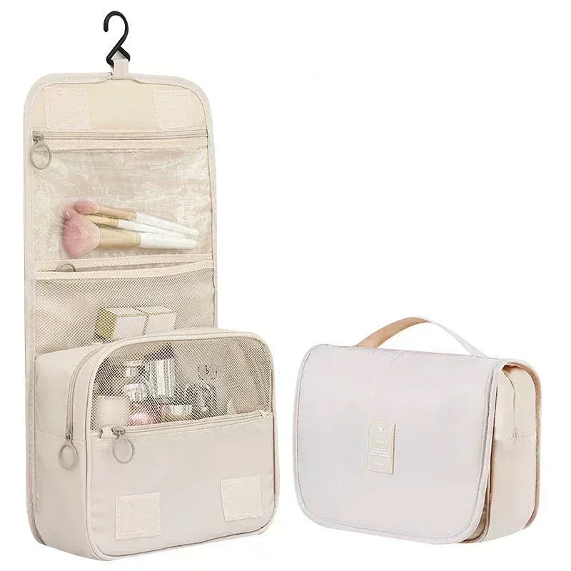 sacs de maquillage pour femmes de haute qualité, sac à cosmétiques de voyage, organisateur de produits de toilette, rangement étanche, sac de lavage suspendu pour salle de bain