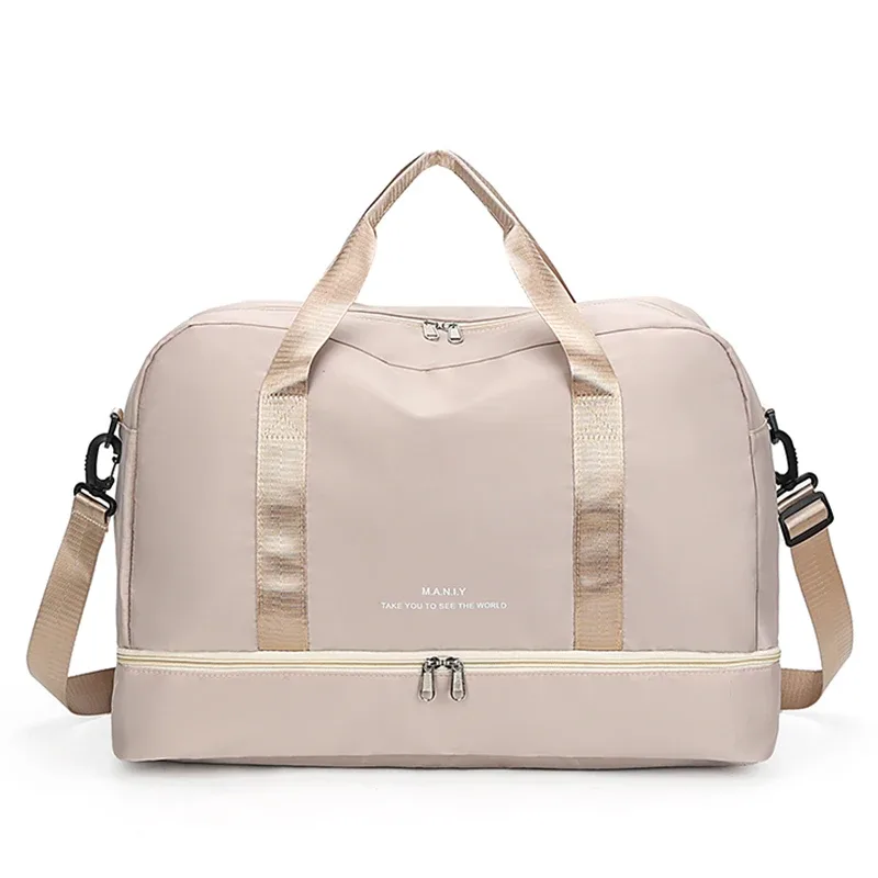 sac de voyage extensible pour femmes, sac à main de sport, sac de fitness, grande capacité, sac de nuit pour week-end à une épaule