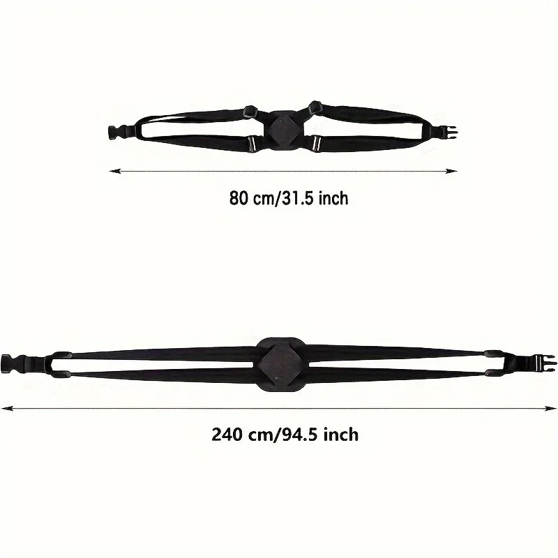 ceinture transport bagages tissu polyester sangles noires ajustables voyage utilisation multiple protection convivialité travail pratique