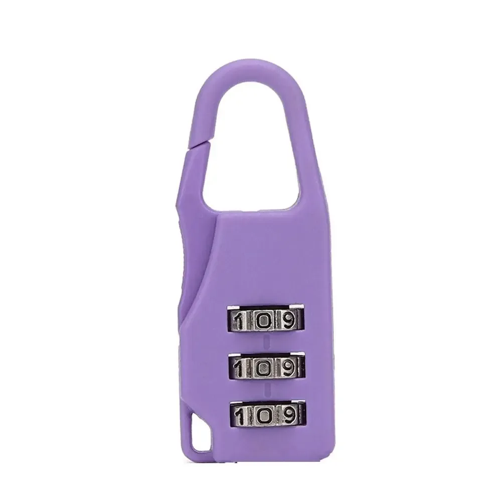 mellock-valise à chiffres en plastique antivol, mini cadenas pour bagages de voyage