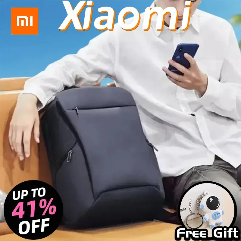 xiaomi-sac à dos original de voyage d'affaires pour hommes, 2 sacoches pour ordinateur portable pour étudiants sr campus sr, grand sac initié étanche