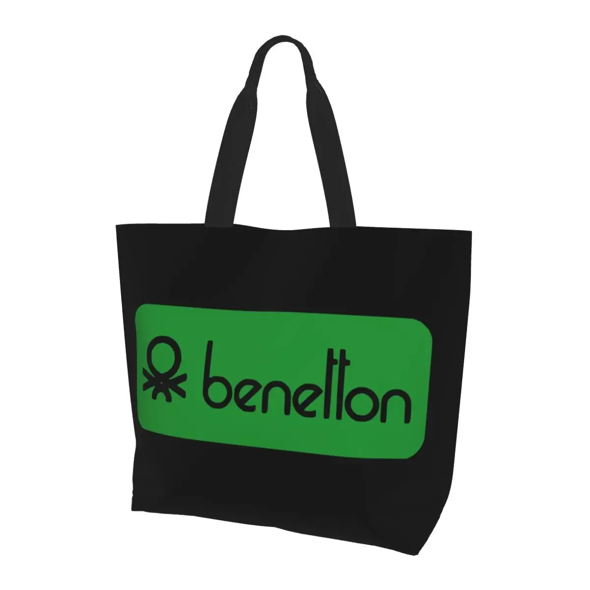 united colors of benetton sac fourre-tout en toile de grande capacité, sac à bandoulière, sac à provisions pour femmes