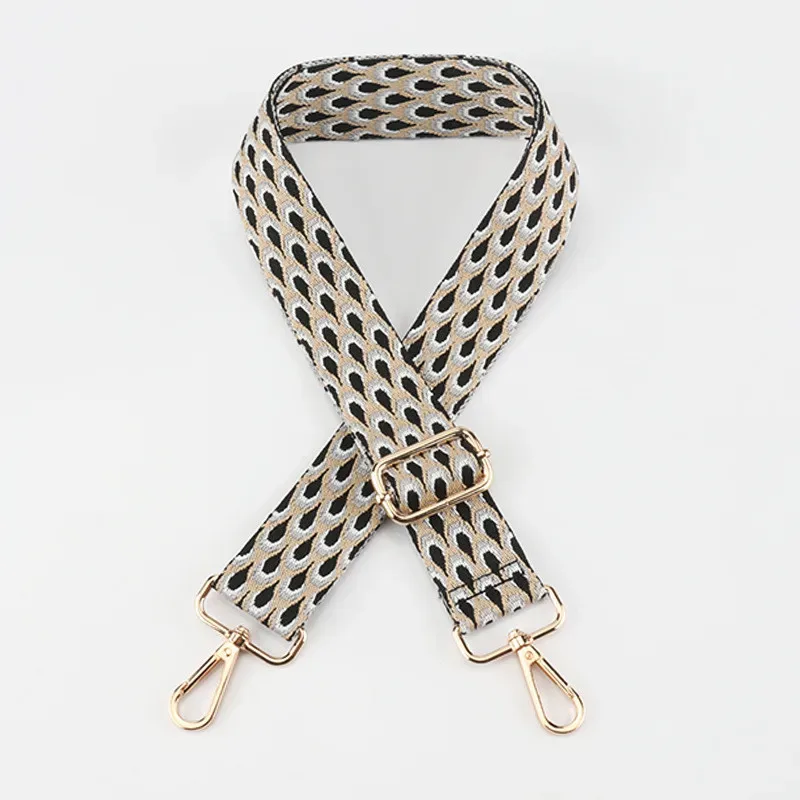 sangle de sacs à bandoulière de 3.8cm de large pour femmes, sangles de remplacement, longueur réglable 75-145 cm, ceinture en nylon, accessoires de sacs