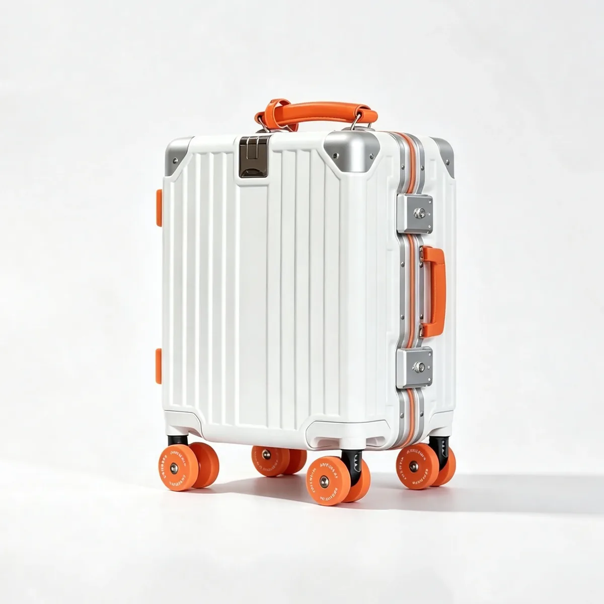 valise de voyage miniature à roulettes de 14 pouces, bagage cabine avec serrure tsa, cadre en aluminium, roues pivotantes, sac pour enfant