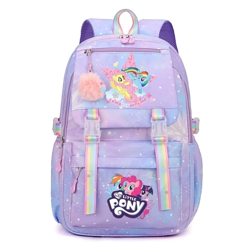 sac à dos my little pony pour femmes, garçons et filles, sac à livres, sac à dos de dessin animé kawaii pour étudiants et adolescents, mochila, cadeau d'anniversaire