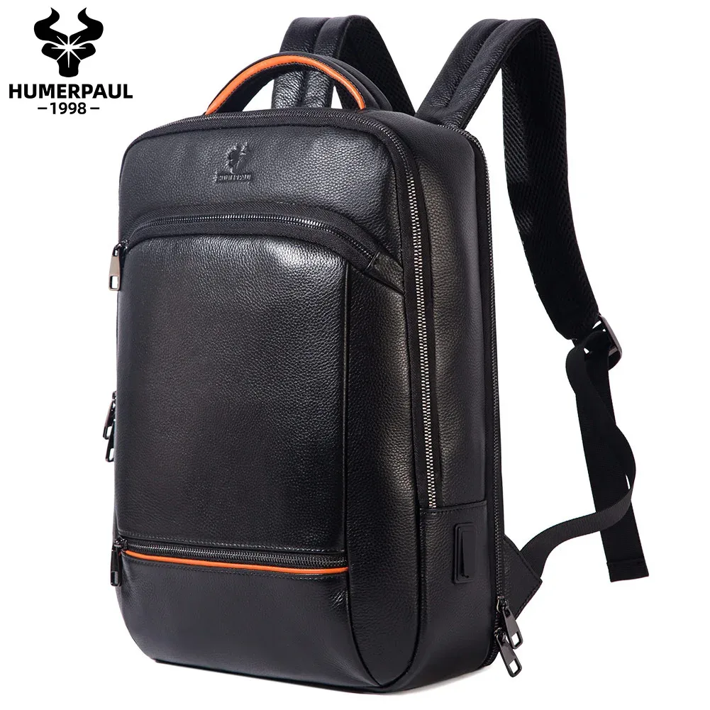 humerpaul-sac à dos de voyage pour homme d'affaires, école, extensible, usb, grande capacité, ordinateur portable 15.6 pouces, extérieur