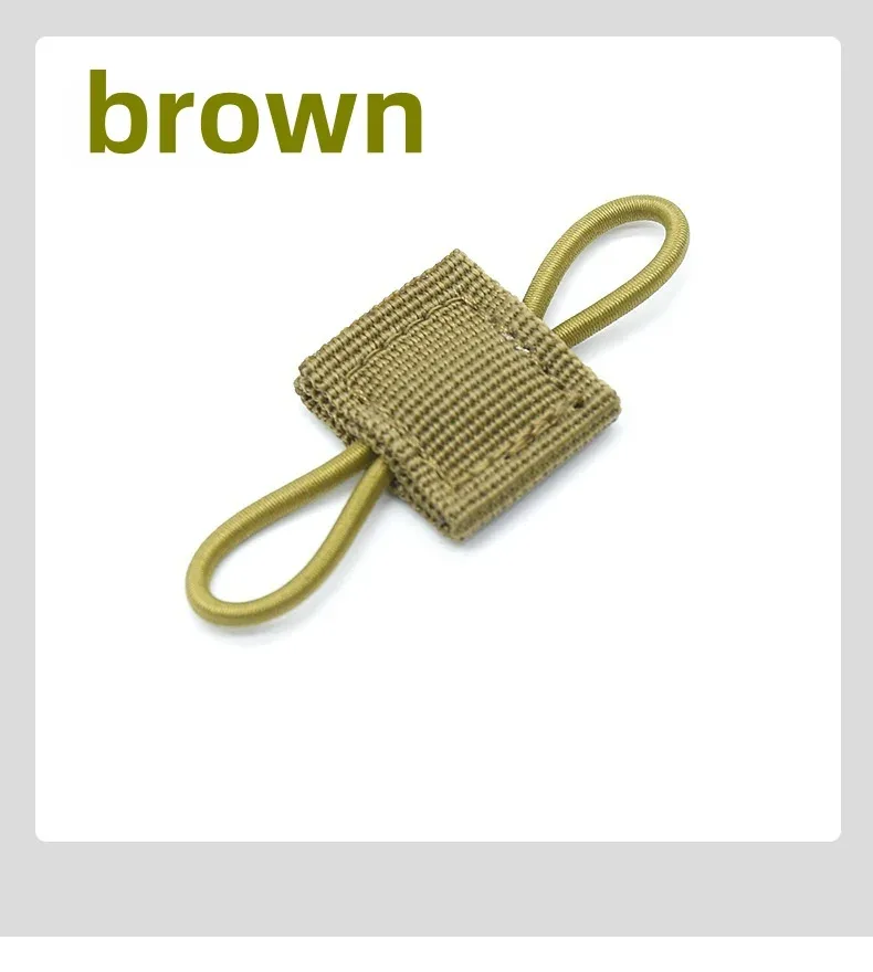 boucle de liaison d'antenne, système molle tactique d'extérieur, sac à dos, gilet, retenue de liaison fixe, accessoires de sac molle, 1 à 20 pièces