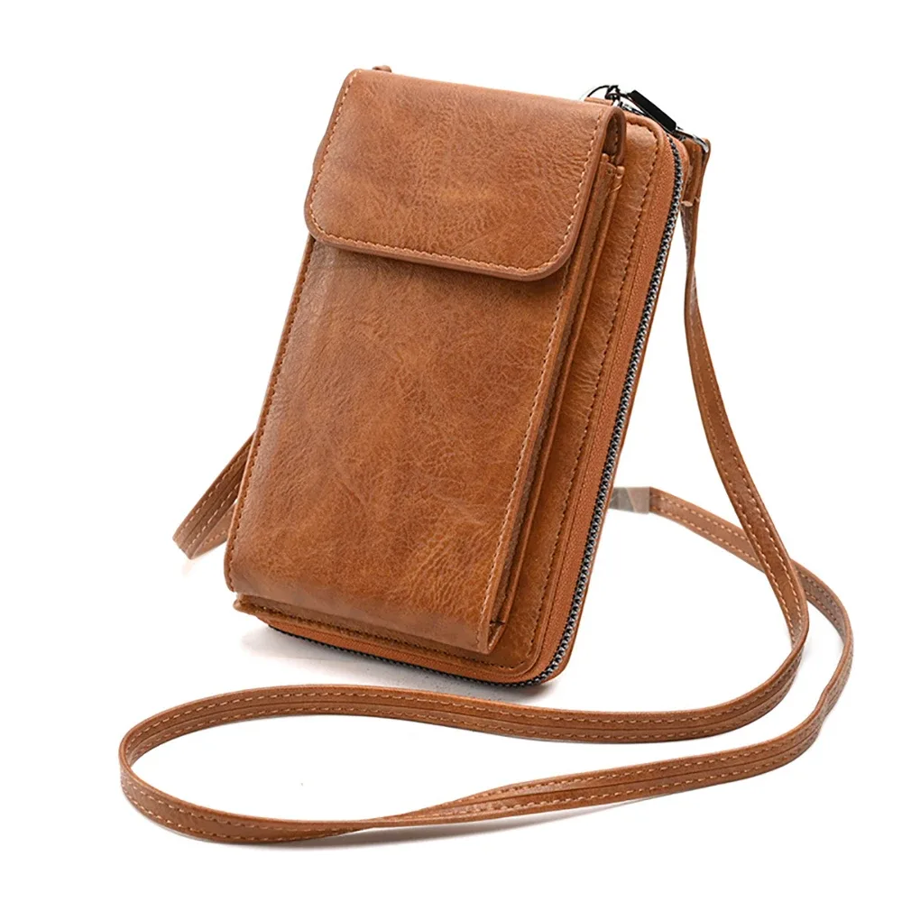 sac à bandoulière tendance, sac polyvalent à porter en travers du corps, sac coloré pour téléphone portable, porte-monnaie grande capacité