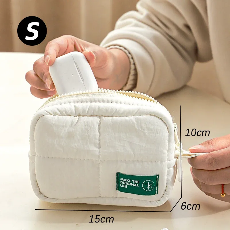 sac à cosmétiques imperméable en nylon indispensable pour les voyages, sac de rangement polyvalent, trousse de toilette et sac de rangement pour bagages